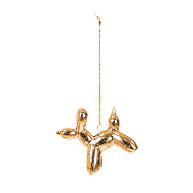 Hovedbilde Balloon Dog Holiday Ornament 6,5x3x6,5cm Gold