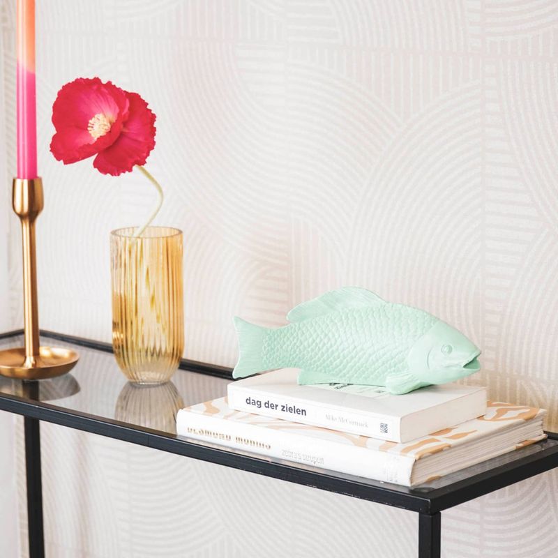 Hanging Koi Fish Ornament - Mint - 24x10x7cm