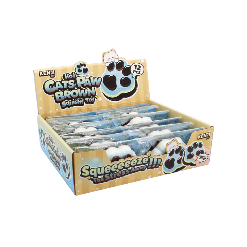 Koi Squishy Toy - Cats Paw Brown