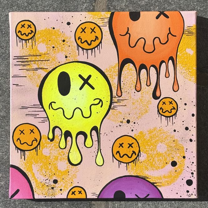 Hovedbilde Drippy Faces - 30x30