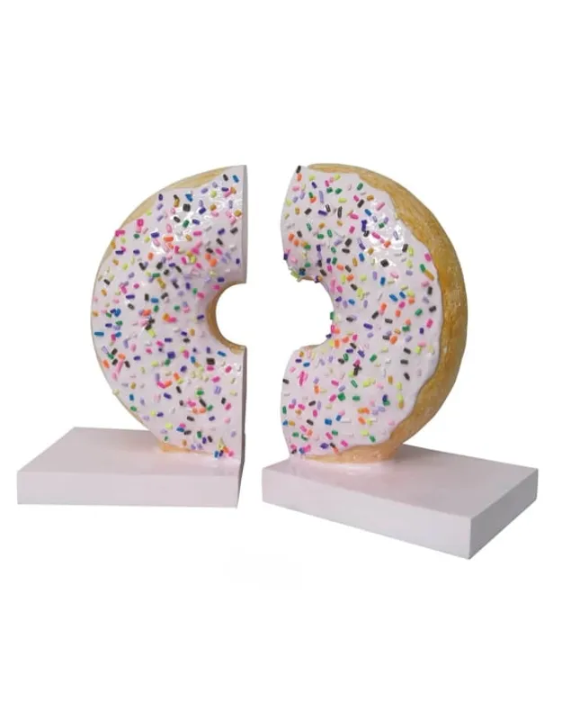 Set of Doughnut Bookends