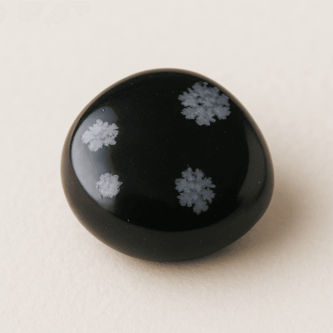 Hovedbilde Tumbled Snowflake Obsidian