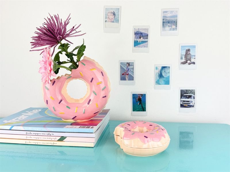 Bitten Flytende Donut Vase
