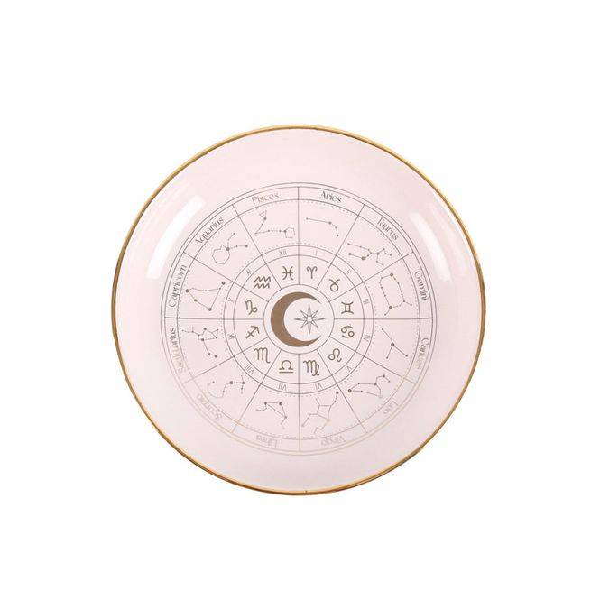 Hovedbilde Off White Astrology Wheel Ceramic Trinket Dish