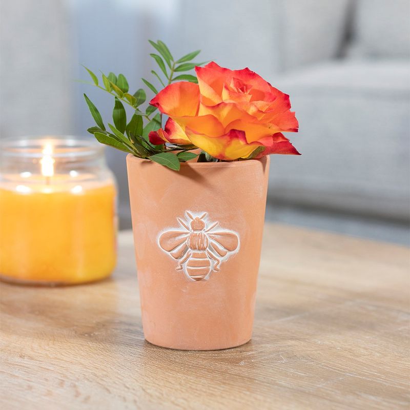 Single Bee Terracotta Plant Pot
