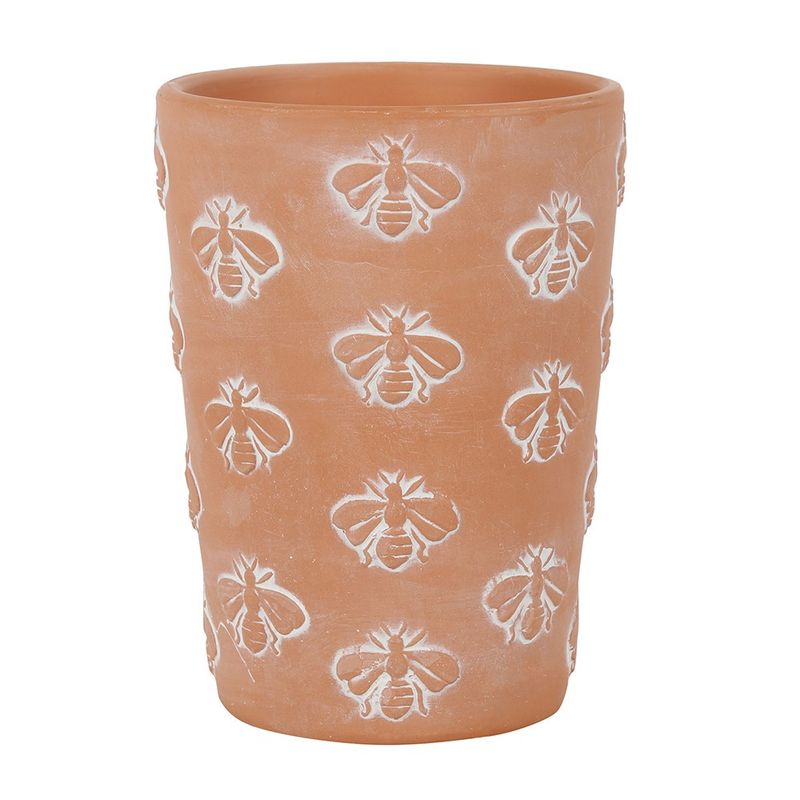 Large Bee Terracotta Plant Pot