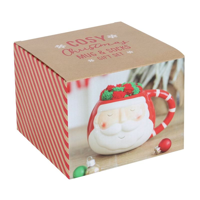 Santa Mug and Sock set